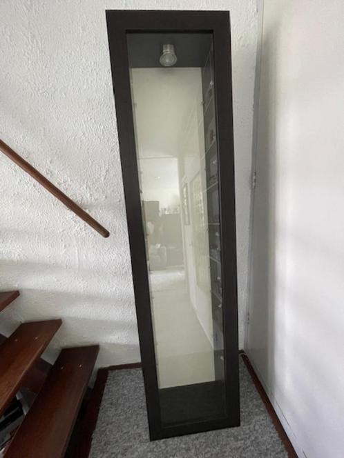 Vitrinekast voor aan de wand, Huis en Inrichting, Kasten | Vitrinekasten, Gebruikt, 150 tot 200 cm, Minder dan 50 cm, Minder dan 25 cm