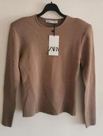 ZARA ribtrui met schoudervullingen mt. M, Maat 38/40 (M), Verzenden, Nieuw, Zara