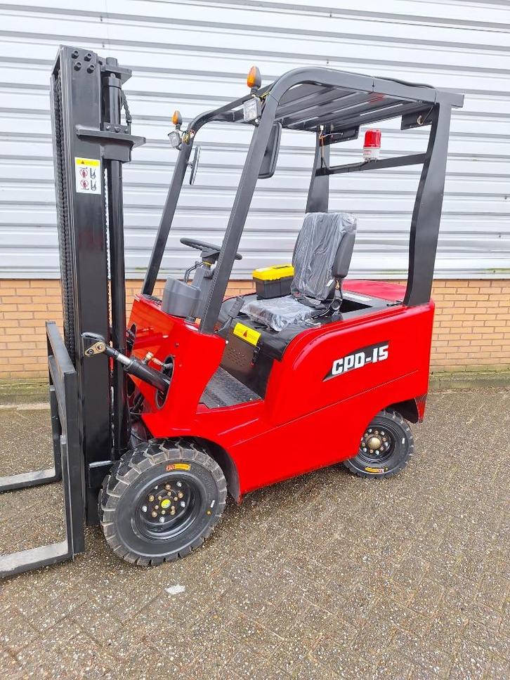 NIEUWE Heftruck Vorkheftruck Elektrisch lift 1,5T 4,5 M Hoog, Zakelijke goederen, Machines en Bouw | Heftrucks en Intern transport