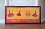 Danseressen in houten lijst Thierry Ona, Antiek en Kunst, Ophalen