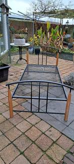 1 persoons bed, Huis en Inrichting, Slaapkamer | Bedden, Ophalen, Gebruikt, 90 cm, Eenpersoons
