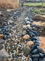 Gratis natuurstenen / keien stenen, Ophalen, Gebruikt, Vijverrand