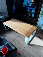 Salontafel met wit metalen poten, Huis en Inrichting, Complete inboedels, Ophalen
