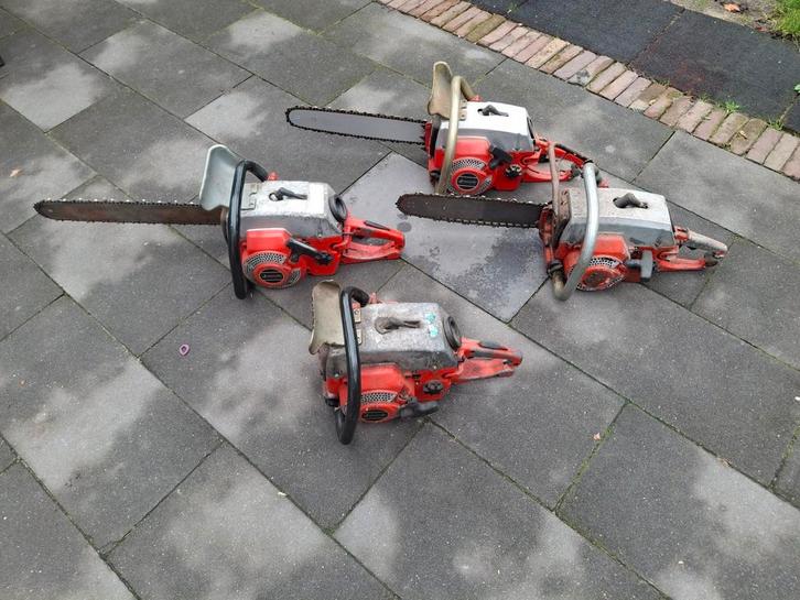 Partij Jonsereds oldtimer kettingzagen., Tuin en Terras, Hand-tuingereedschap, Gebruikt, Ophalen