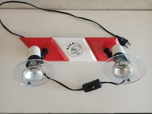 AJAX FC wandspotlamp uit 1994, Huis en Inrichting, Lampen | Spots, Zo goed als nieuw, Plafondspot of Wandspot, Metaal of Aluminium