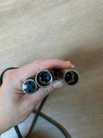 XLR Male (2x) naar XLR Female (1x) Kabel, Ophalen of Verzenden, Gebruikt, Minder dan 2 meter, Overige kabels