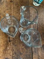 3 Ikea Glazen Waterkaraffen - 19cm, Ophalen, Glas, Overige stijlen, Glas of Glazen