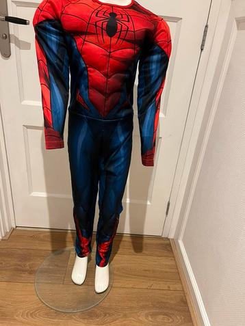 verkleedkleren: Spiderman spierballen pak maat 122/128 beschikbaar voor biedingen