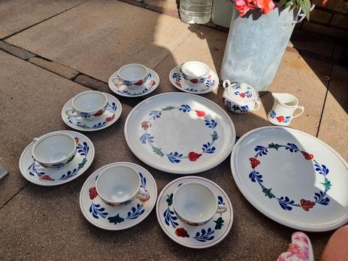 Boerenbont serviesonderdelen, Antiek en Kunst, Antiek | Servies los, Ophalen of Verzenden