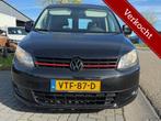 Volkswagen Caddy Bestel LEER,STOEL VERW.19 INCH VERLAAGD 1.6, Gebruikt, Zwart, 4 cilinders, Volkswagen