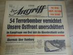 Deutschen Arbeitsfront krant Der Angriff 30 juli 1943, Verzamelen, Duitsland, Verzenden