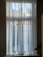 Vitrage voor raam 196x101cm, Huis en Inrichting, Gebruikt, 100 tot 150 cm, Wit, Ophalen of Verzenden