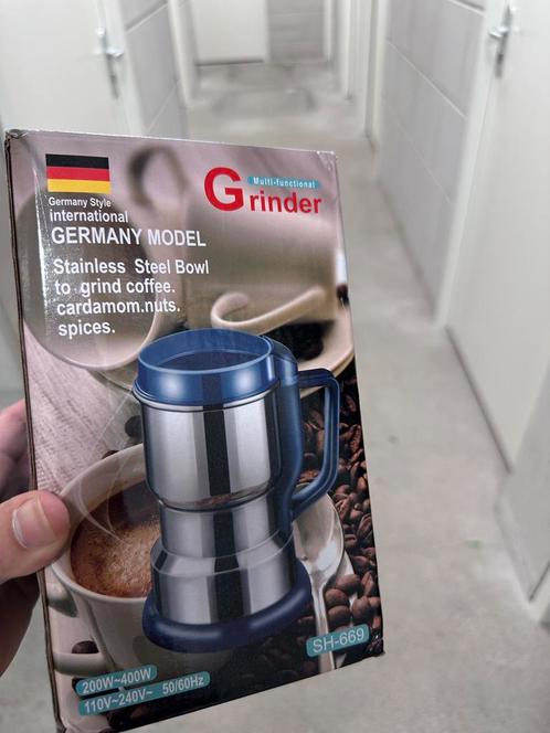 Elektrische Koffiebonenmolen, Witgoed en Apparatuur, Koffiemachine-accessoires, Nieuw, Ophalen of Verzenden