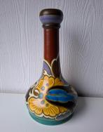 Zeldzaam mooie Gouda plateel Ivora vaas, Antiek en Kunst, Ophalen of Verzenden