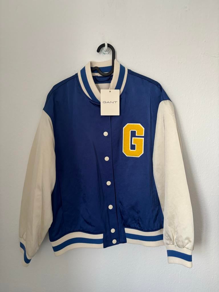 GANT Varsity Jack - Nieuw met kaartje - Maat S, Verzenden, Nieuw, Maat 46 (S) of kleiner, Blauw