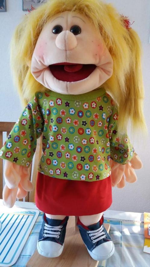 opruiming: groen gebloemd shirtje voor een living puppet, Kinderen en Baby's, Speelgoed | Poppen, Nieuw, Overige typen, Ophalen of Verzenden