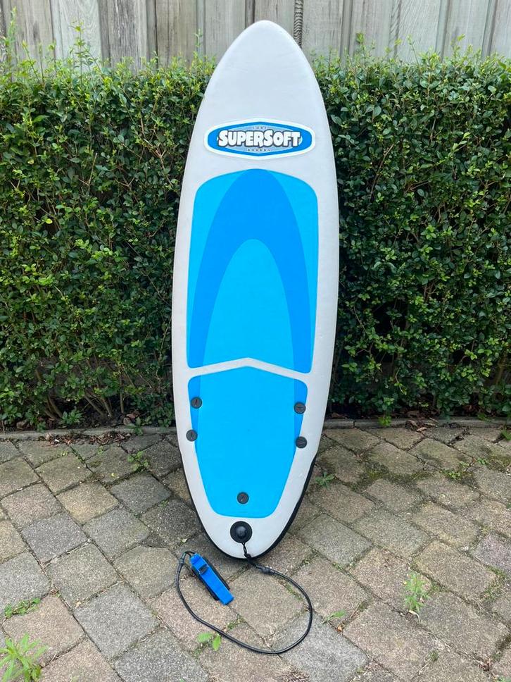 Softboard surfboard SUPERSOFT soft surf board, Watersport en Boten, Golfsurfen, Zo goed als nieuw, Ophalen