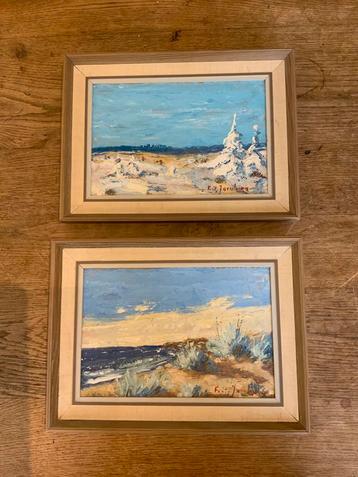 Impressionisme Olieverf Schilderij Fritz Jacobsen 1914-1979 beschikbaar voor biedingen