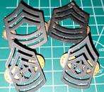 US - Metalen rang emblemen, Verzamelen, Ophalen of Verzenden, Landmacht, Nederland, Embleem of Badge