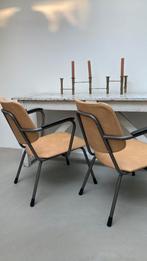 Vintage gispen fauteuills, Huis en Inrichting, Fauteuils, Ophalen, Minder dan 75 cm, 50 tot 75 cm