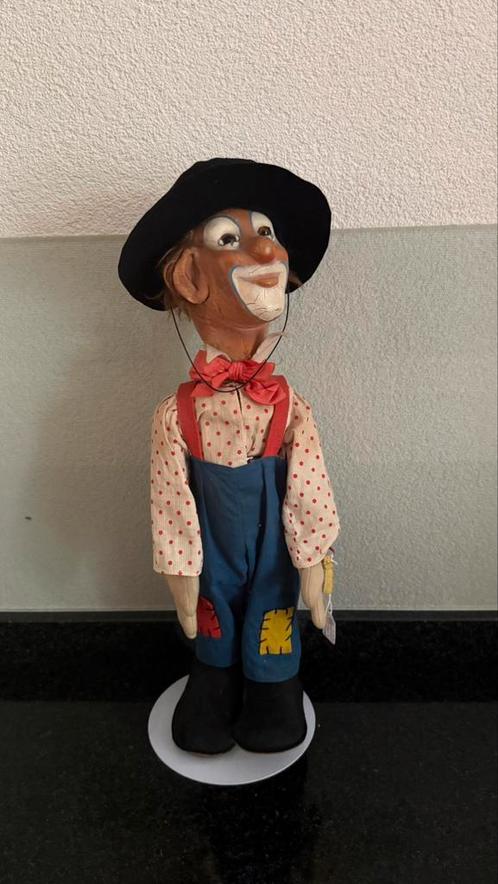 Steiff! Grote clown. Hoog: 43 cm., Antiek en Kunst, Antiek | Speelgoed, Ophalen of Verzenden