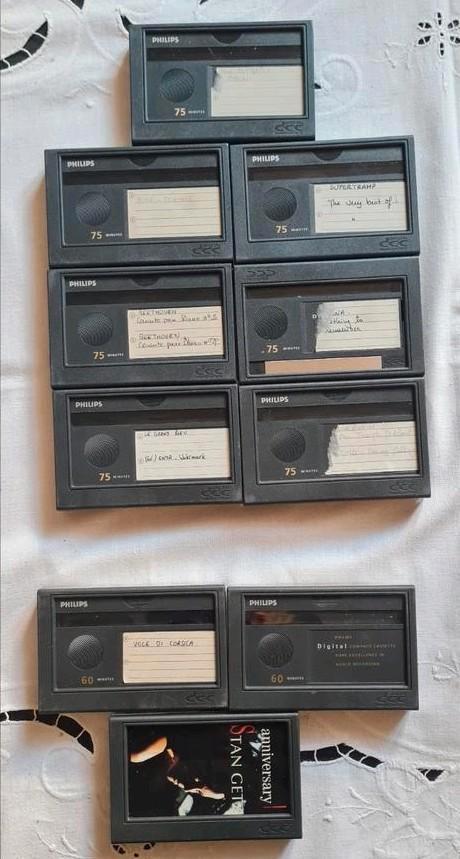 12x Philips DCC Digital Compact Cassette, Cd's en Dvd's, Cassettebandjes, Gebruikt, Origineel, Overige genres, 2 t/m 25 bandjes