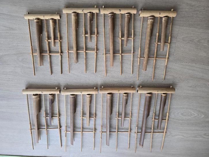 Angklung muziekinstrument, Muziek en Instrumenten, Percussie, Melodische percussie, Ophalen of Verzenden