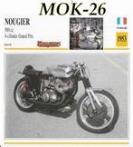 Mok26 motorkaart nougier 500 cc 4 cilinder ( 1953), Verzamelen, Automerken, Motoren en Formule 1, Ophalen of Verzenden, Zo goed als nieuw