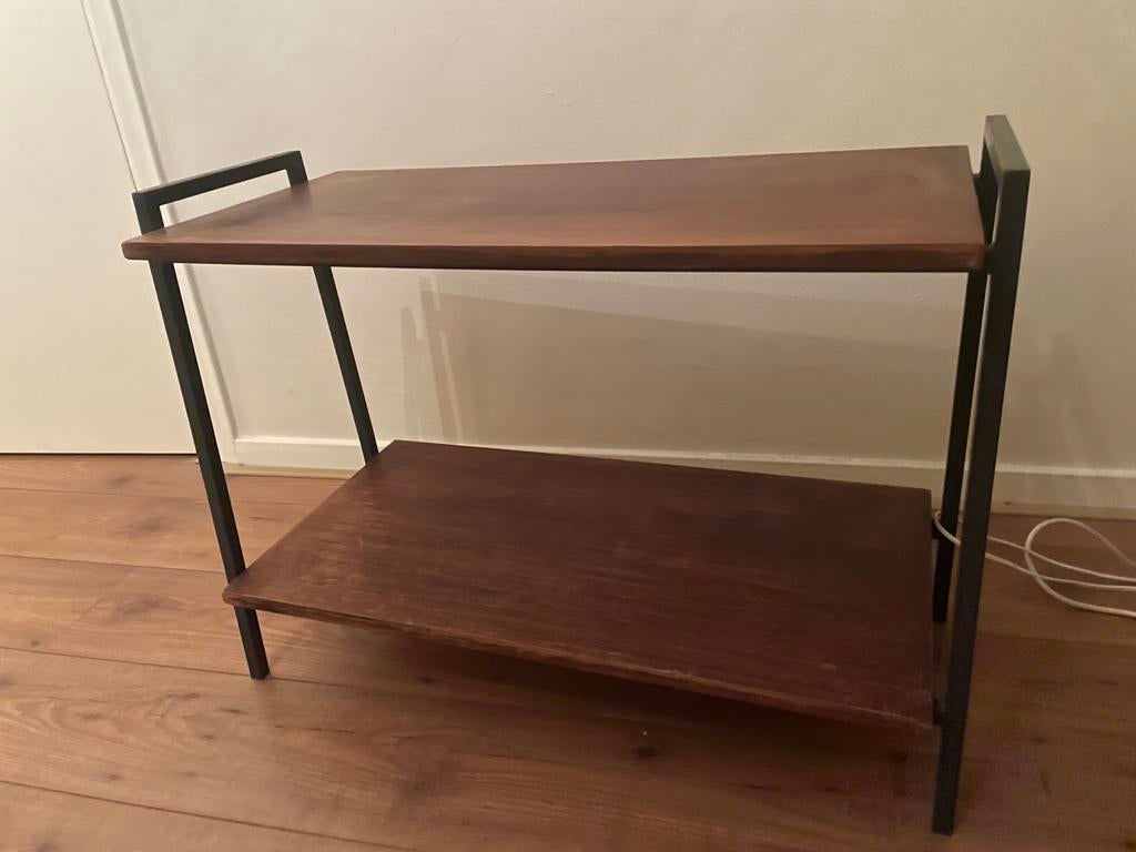 Industrieel kastje hout en metaal, Huis en Inrichting, Kasten | Overige, Ophalen, Zo goed als nieuw