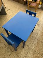 kindertafeltje met twee stoeltjes, Ophalen of Verzenden, Zo goed als nieuw, Tafel(s) en Stoel(en)