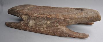 Zéér oud Dayak krukje, schildpadvorm, Papoea Nieuw Guinea, beschikbaar voor biedingen
