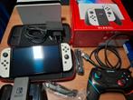 Nintedo Switch OLED wit, Ophalen, Zo goed als nieuw, Met 1 controller, Switch OLED