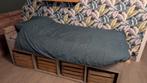 Steigerhouten Bed Lima LoodsXL incl. Matras, Ophalen, Eenpersoons, Steigerhout, Landelijk