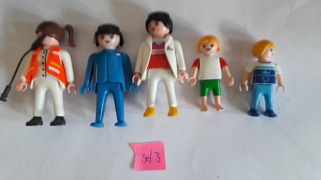 5 playmobiel poppetjes set 3, Ophalen of Verzenden, Zo goed als nieuw