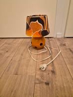 Retro vintage tafellamp oranje bruin, Ophalen of Verzenden, Zo goed als nieuw, Minder dan 50 cm