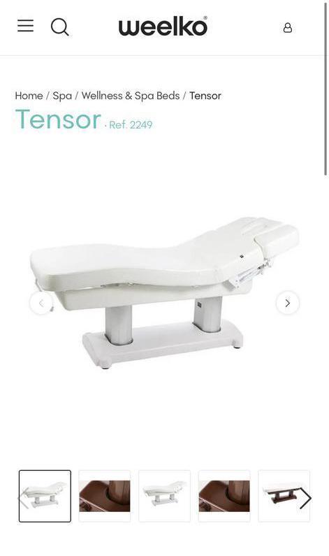 Weelko behandelbank tensor PMU massage Beauty salonbank, Sport en Fitness, Massageproducten, Gebruikt, Ophalen
