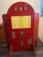 Poppenkast met handpoppen, Kinderen en Baby's, Speelgoed | Houten speelgoed, Ophalen of Verzenden, Zo goed als nieuw, Overige typen