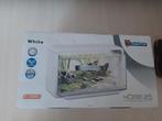 Wit Superfish aquarium met toebehoren, Ophalen, Zo goed als nieuw, Leeg aquarium