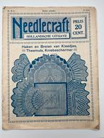 Needlecraft vintage tijdschrift haken en breien, Hobby en Vrije tijd, Breien of Haken, Patroon of Boek, Gebruikt, Ophalen of Verzenden