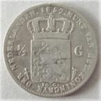 Zilveren 1/2 gulden Willem III - 1857., Postzegels en Munten, Munten | Nederland, ½ gulden, Zilver, Koning Willem III, Verzenden