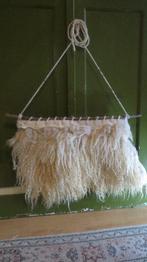 Racka schaap, wol, wandkleed, krullen, 70x50cm, viltvacht, Verzenden, Nieuw
