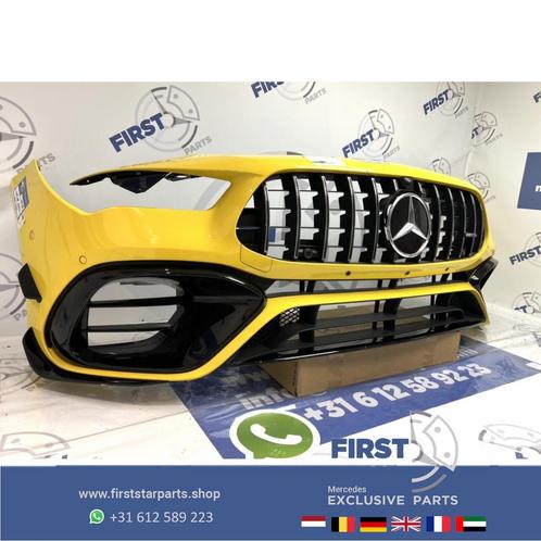 W118 CLA 45 S AMG BUMPER GEEL AERO NIGHT PAKKET VOORBUMPER +, Auto-onderdelen, Carrosserie en Plaatwerk, Bumper, Mercedes-Benz