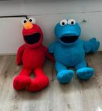 Grote Cookie monster en Elmo knuffels, Ophalen of Verzenden, Zo goed als nieuw, Overige typen