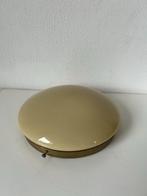 Vintage Glazen Plafonniere, Huis en Inrichting, Ophalen of Verzenden, Gebruikt, Glas