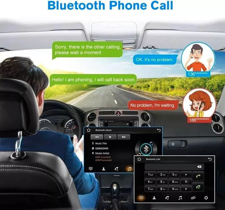 7 inch android radio VW Polo, Golf 5, Golf 6, Auto diversen, Tuning en Styling, Ophalen of Verzenden