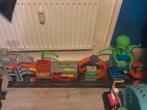 Hotweels baan en garage, Kinderen en Baby's, Speelgoed | Racebanen, Ophalen, Racebaan, Zo goed als nieuw, Hot Wheels