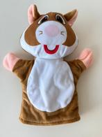 Knuffel handpop, poppenkastpop hamster / Albert Heijn, Ophalen of Verzenden, Zo goed als nieuw, Overige typen