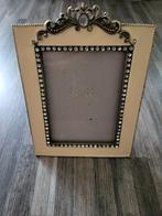 Foto lijst metaal / emaille / strass steentjes, Minder dan 50 cm, Metaal of Aluminium, Ophalen of Verzenden, Zo goed als nieuw