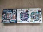 3 Harry Potter 3d puzzels Wrebbit Puzz3D, Hobby en Vrije tijd, Denksport en Puzzels, Ophalen of Verzenden, Minder dan 500 stukjes