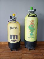 Set van 2 duikflessen: Mares & Scubapro, Watersport en Boten, Duiken, Ophalen, Gebruikt, Duikfles